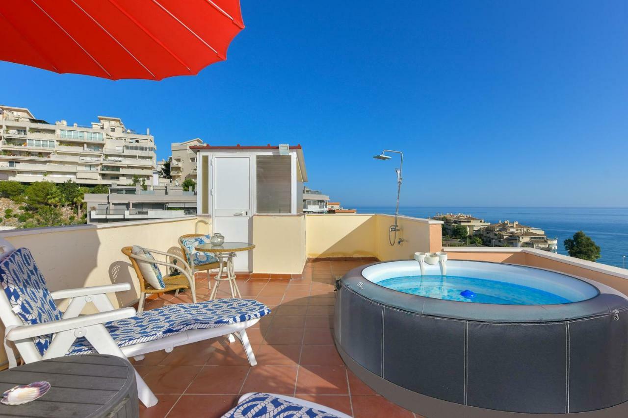Bluebenalmadena 200Meters From The Beach With Jacuzzi And Rooftop Terrace (Adults Only) מראה חיצוני תמונה