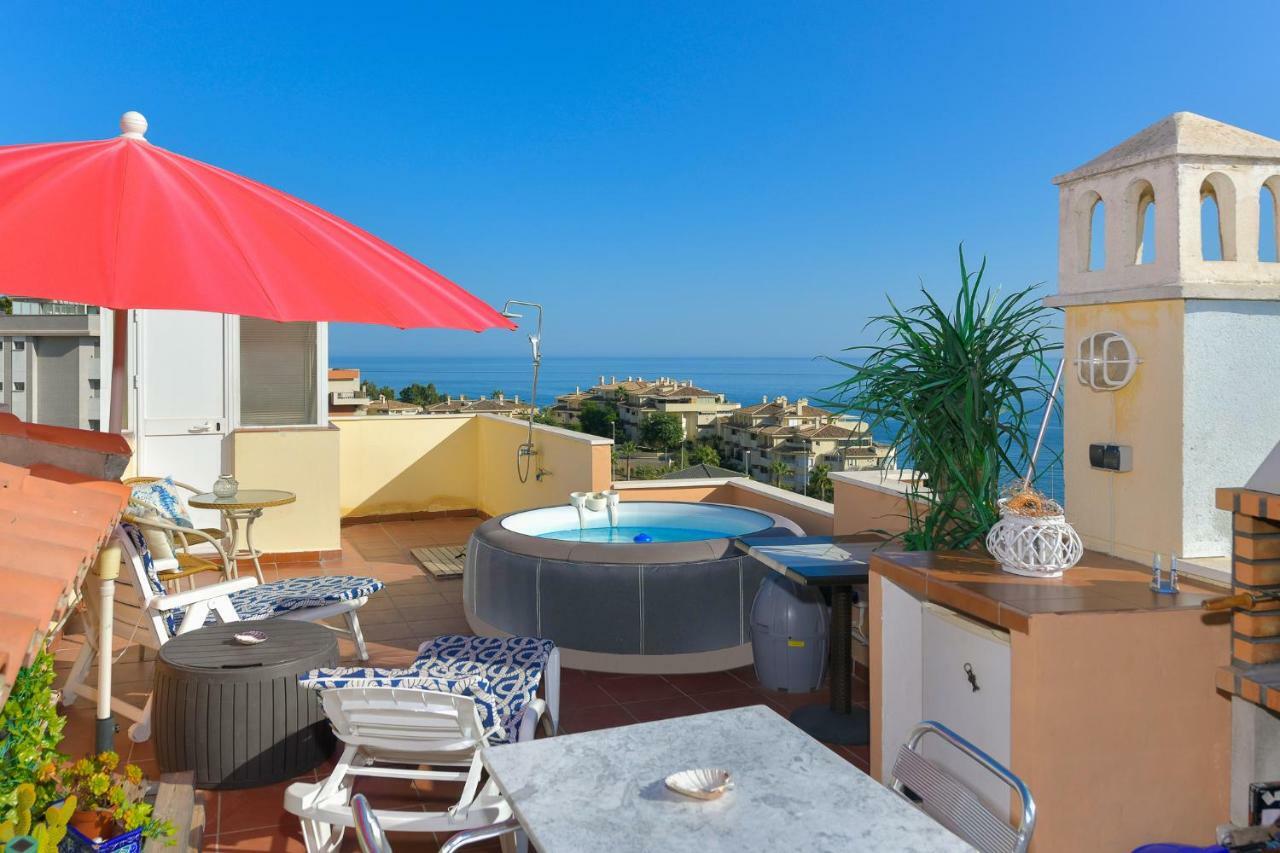 Bluebenalmadena 200Meters From The Beach With Jacuzzi And Rooftop Terrace (Adults Only) מראה חיצוני תמונה